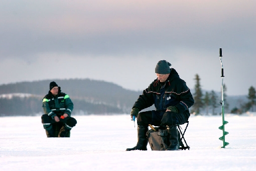 The ice-fishing season lasts almost six months.
