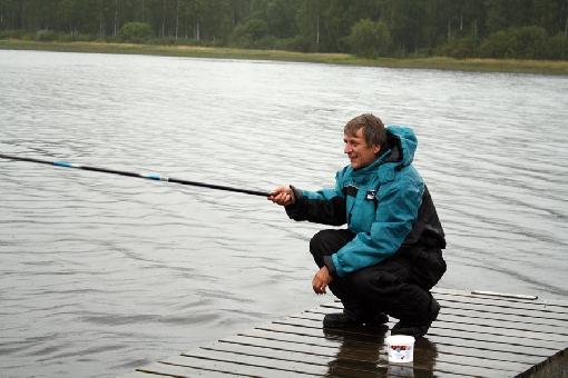 Roach, bream and perch are common species in Lake Ruovesi. Angling with hook and line is a good way to go after them.
