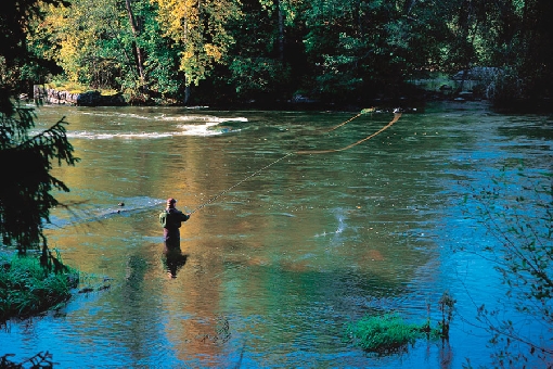 You can also fish on the Siikakoski Rapids using a fly rod when waters are high.